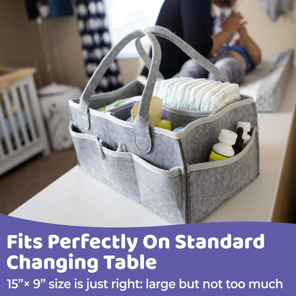 Baby Diaper Caddy Organizer Portable Holder Bag