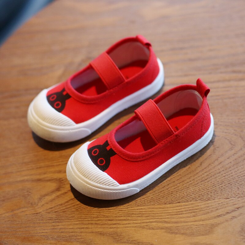 Classic Children's White Canvas Trainers