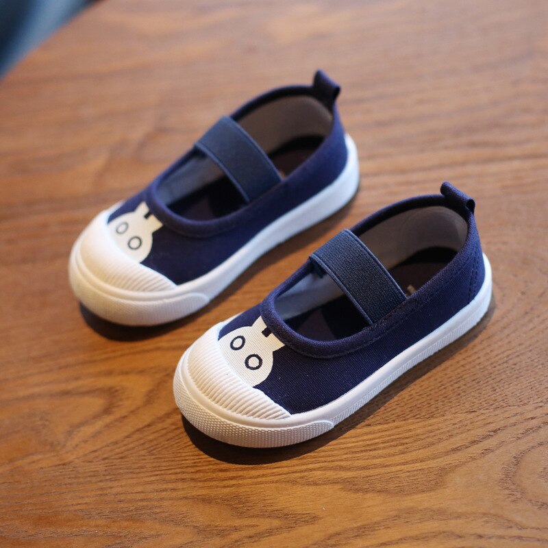 Classic Children's White Canvas Trainers