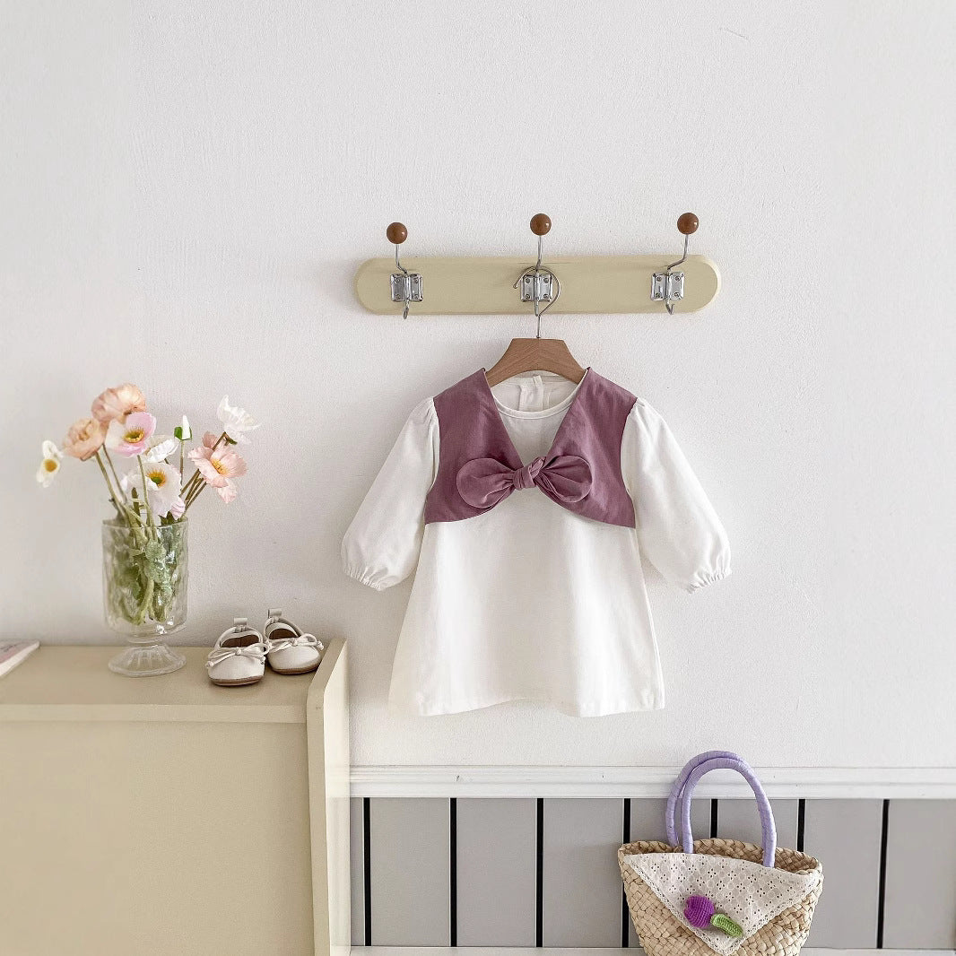 Charming Academic Princess Design Baby Spring Outfit