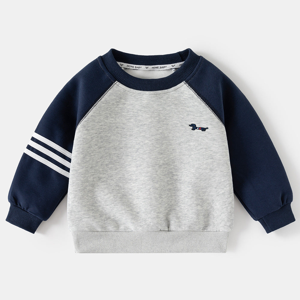 Children's Spring and Autumn Fashion Pants and Hoodie Two-Piece Set