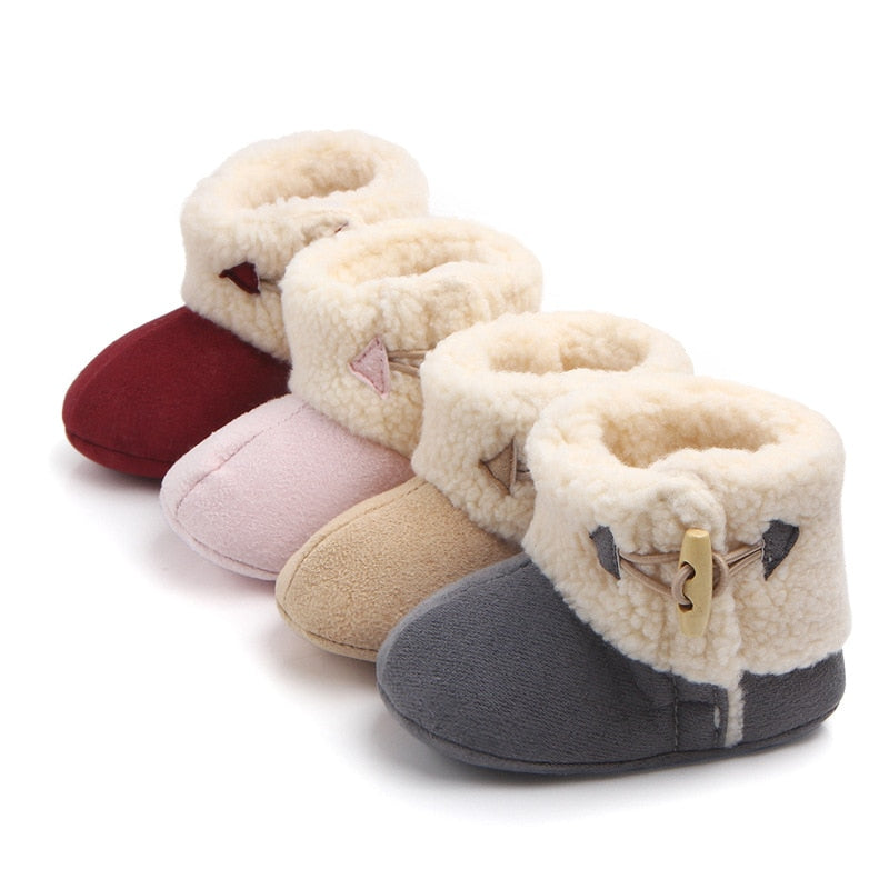 Cosy Fur-Lined Baby Winter Boots