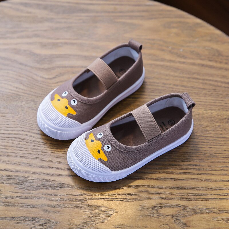 Classic Children's White Canvas Trainers