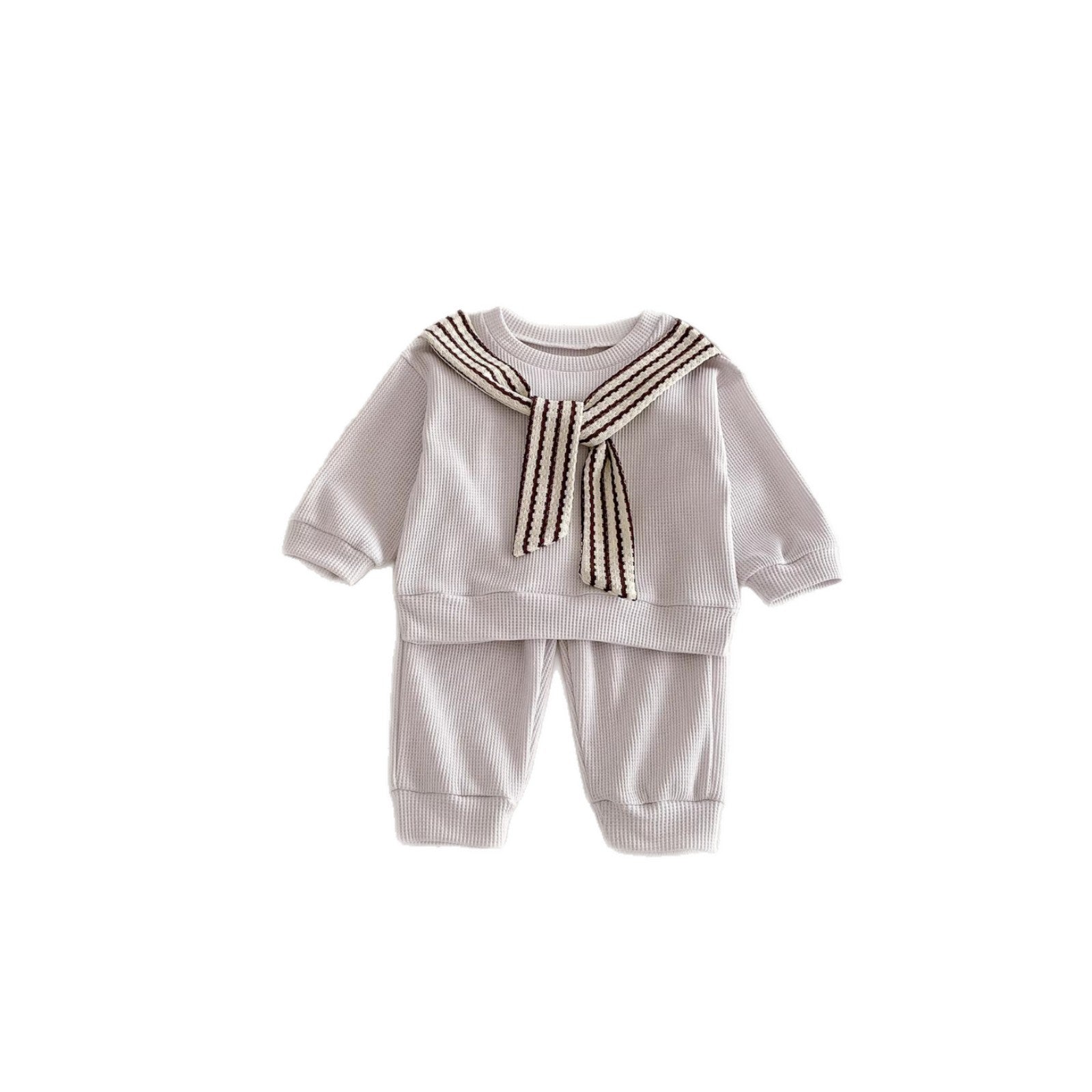 Casual Style Outerwear Top with Shawl for Toddlers