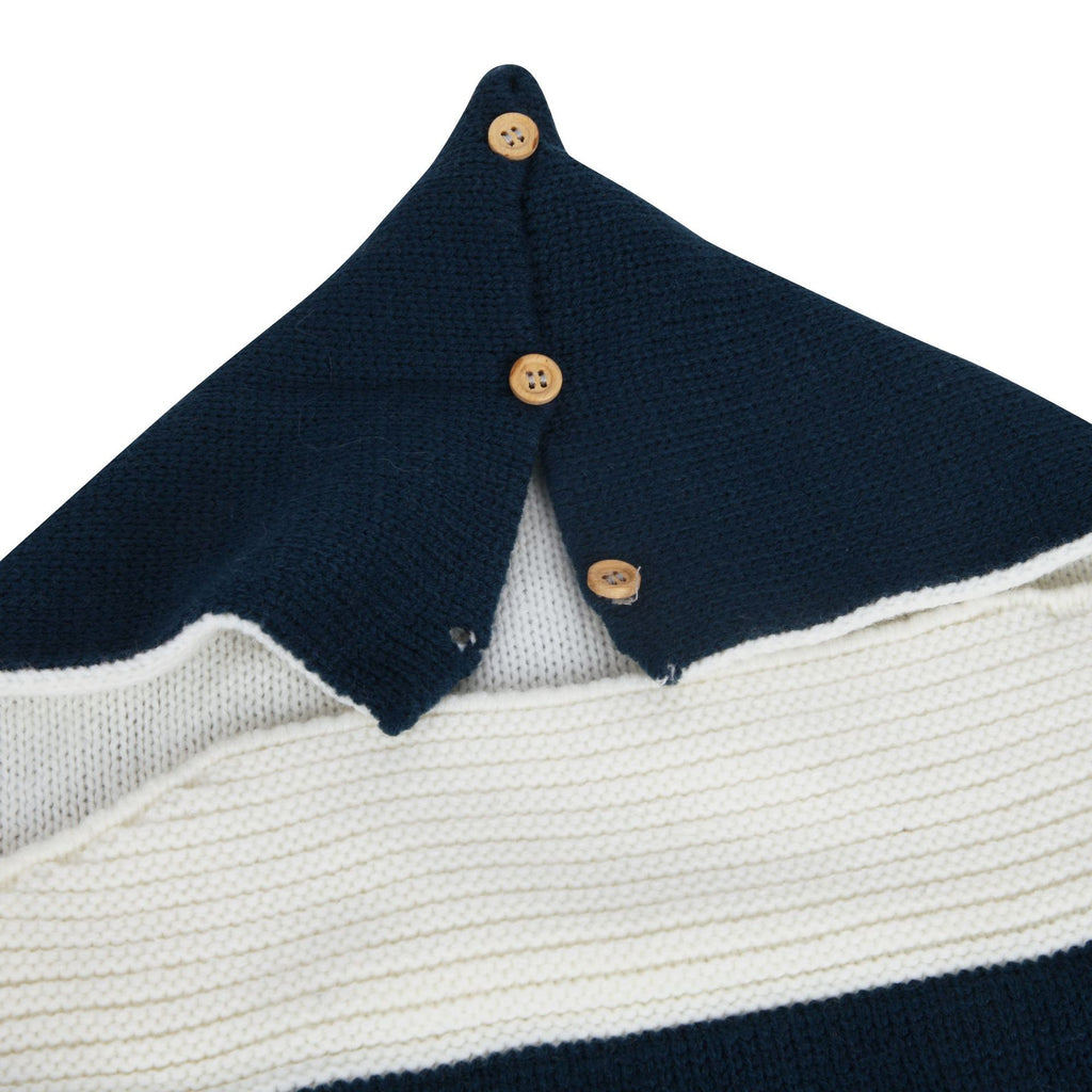Knitted Rabbit Baby Sleeping Bag with Side Buttons