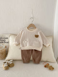 Infant Clothes Two-Piece Bear Style Casual Sportswear