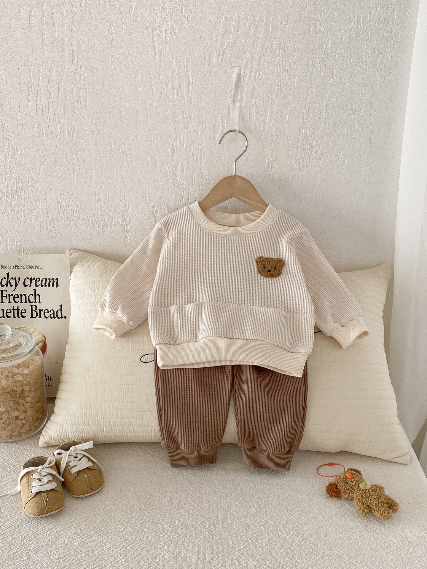 Infant Clothes Two-Piece Bear Style Casual Sportswear