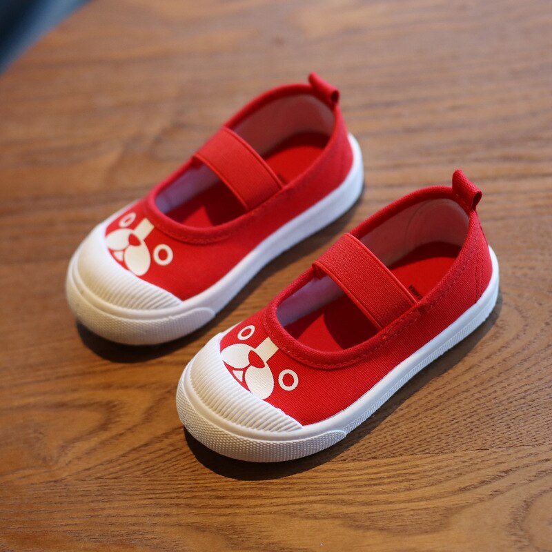 Classic Children's White Canvas Trainers