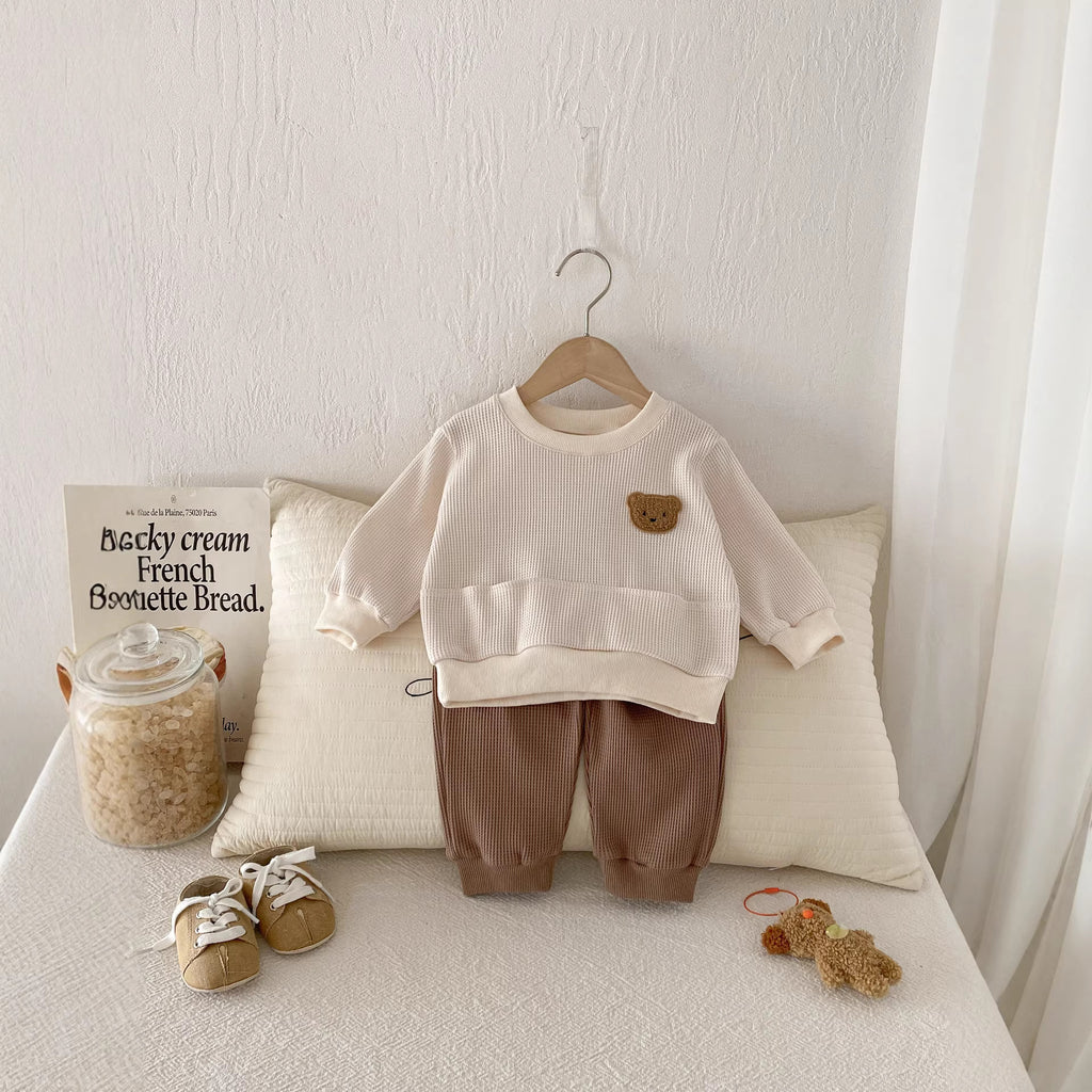 Infant Clothes Two-Piece Bear Style Casual Sportswear
