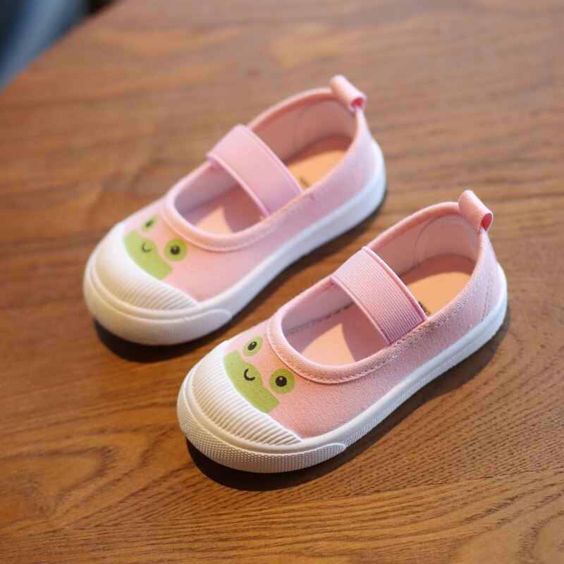 Classic Children's White Canvas Trainers