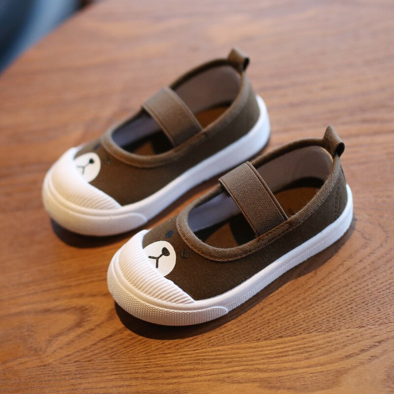 Classic Children's White Canvas Trainers