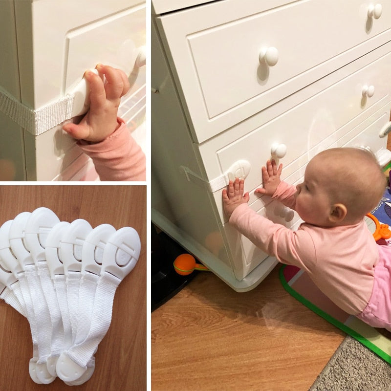 10-Piece Baby Safety Cabinet Locks
