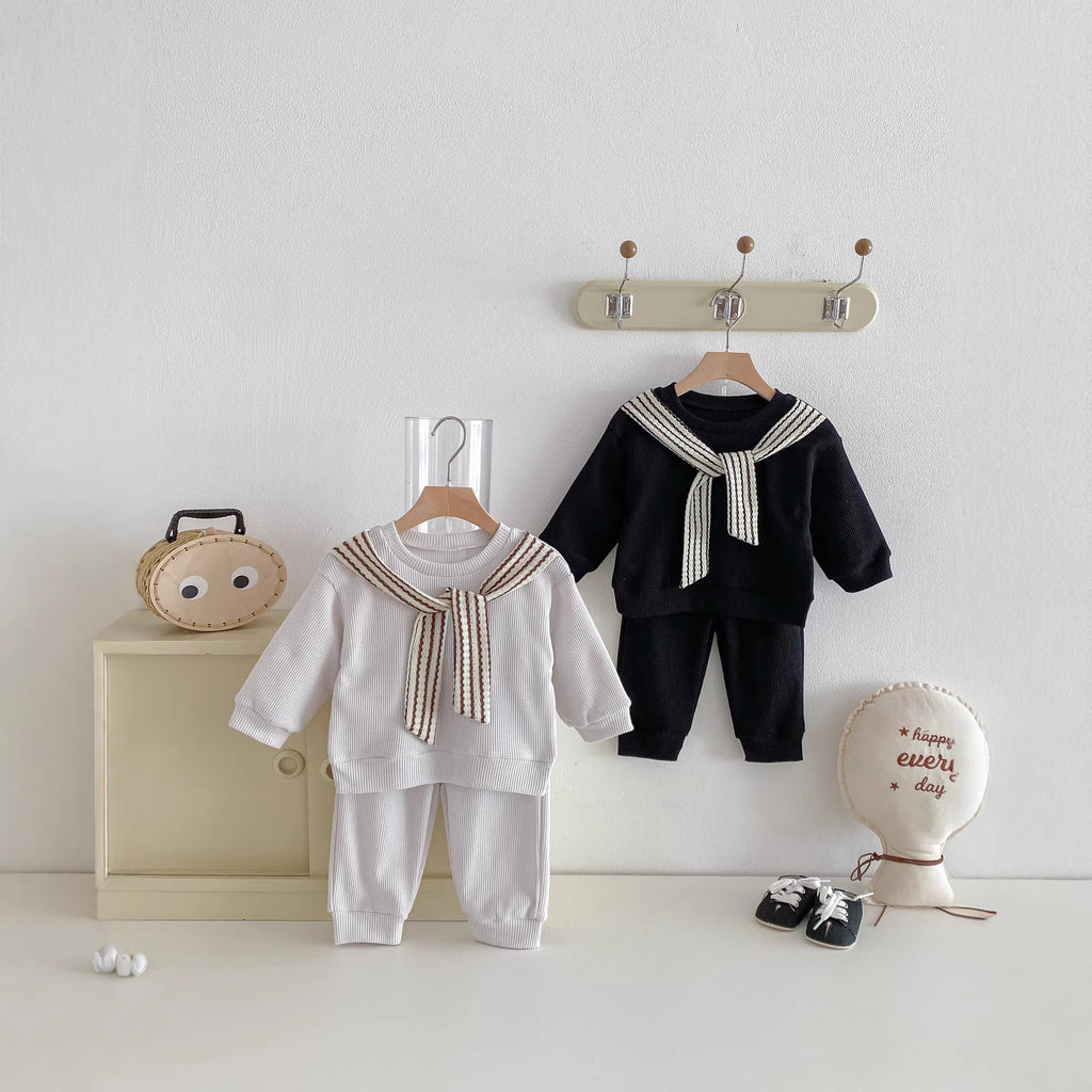 Casual Style Outerwear Top with Shawl for Toddlers