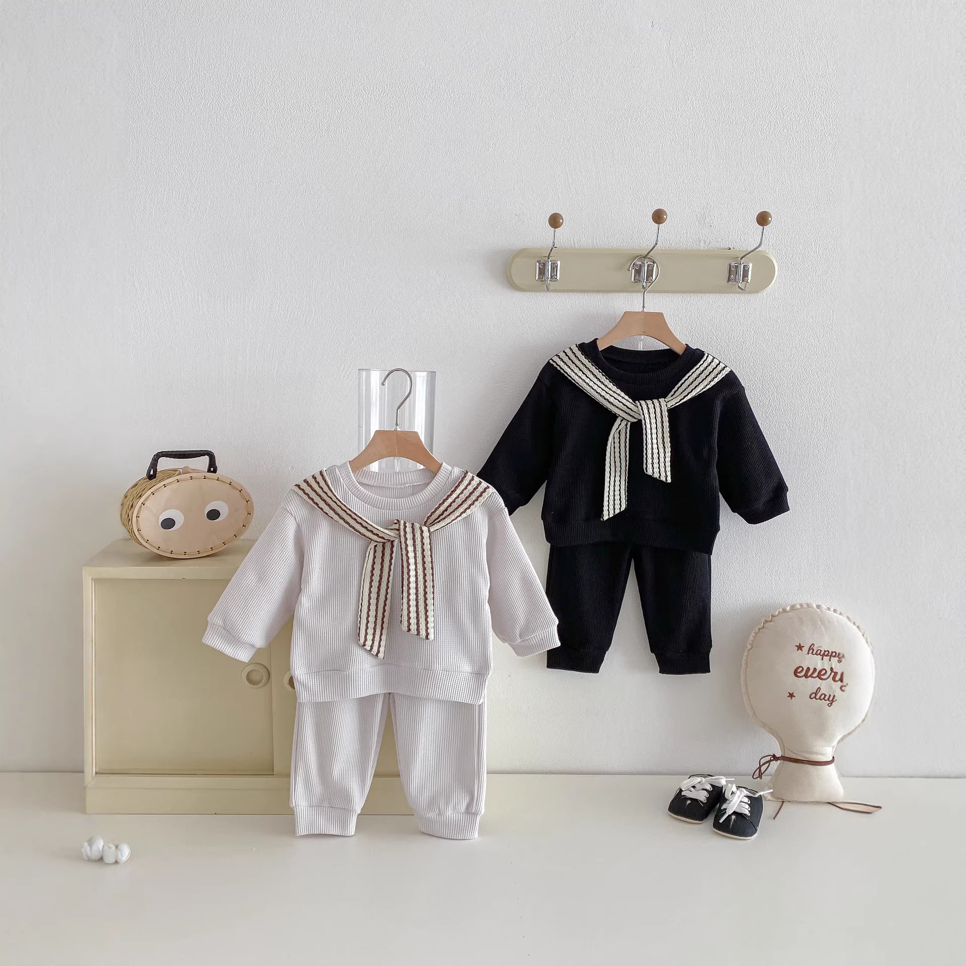 Casual Style Outerwear Top with Shawl for Toddlers